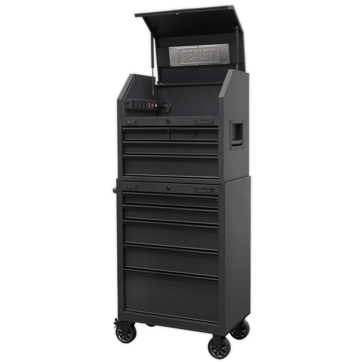 9 Drawer Tool Chest Combination with Power Bar Huttie