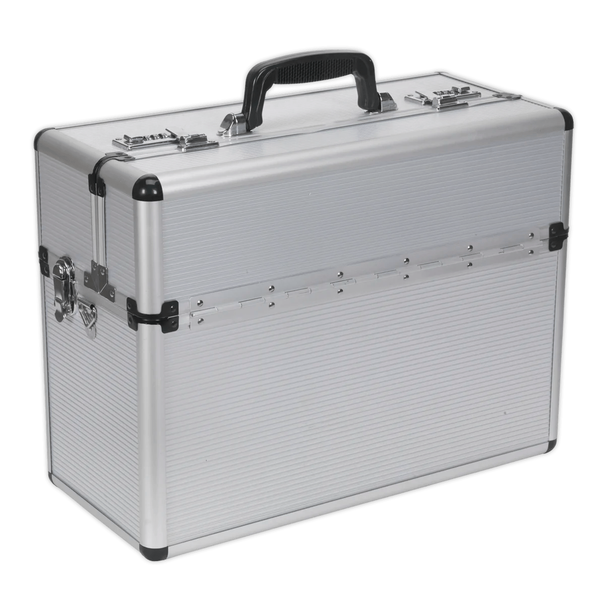 Tool Case Pilot Style Fully Polished Aluminium Huttie