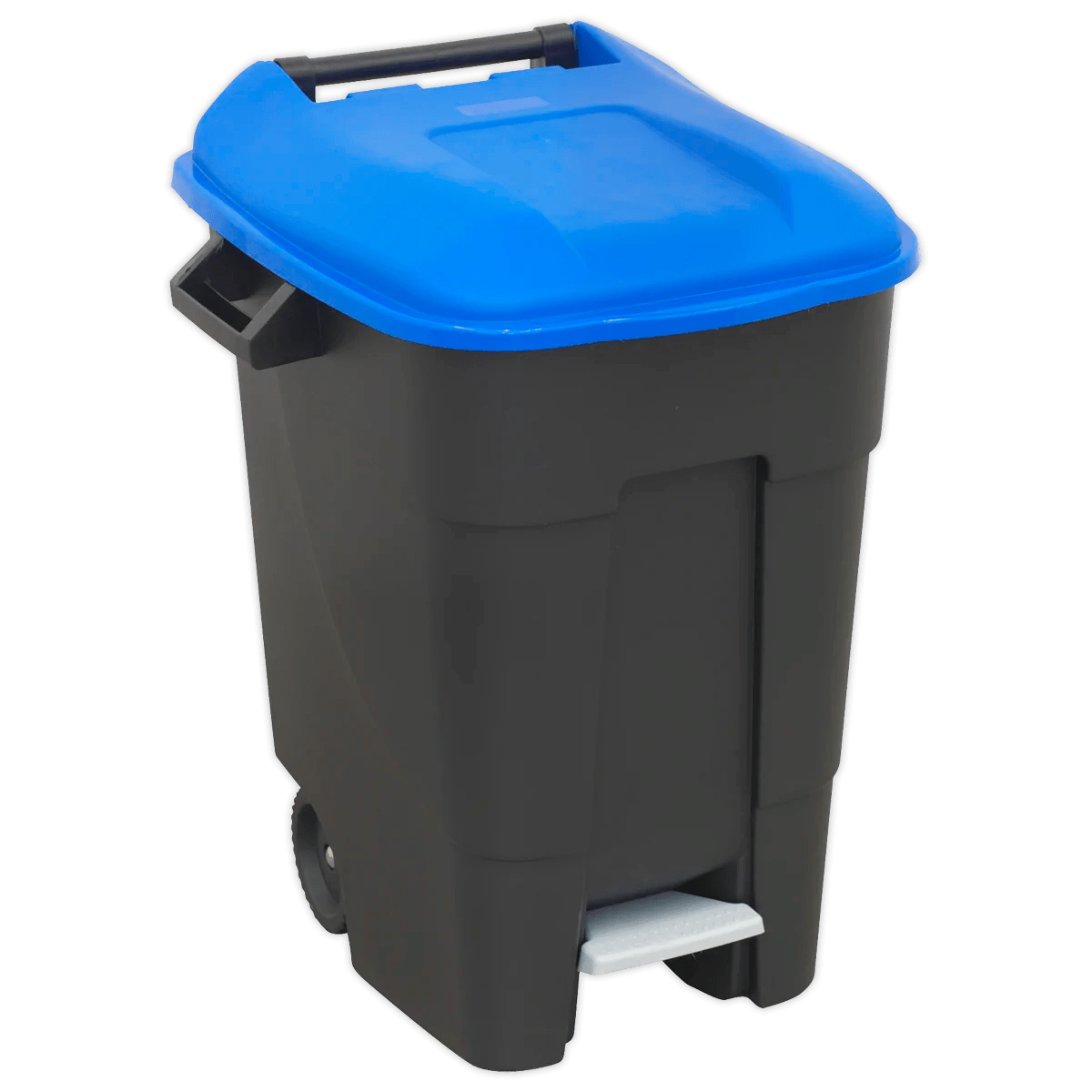 Refuse/Wheelie Bin with Foot Pedal 100L Blue Huttie