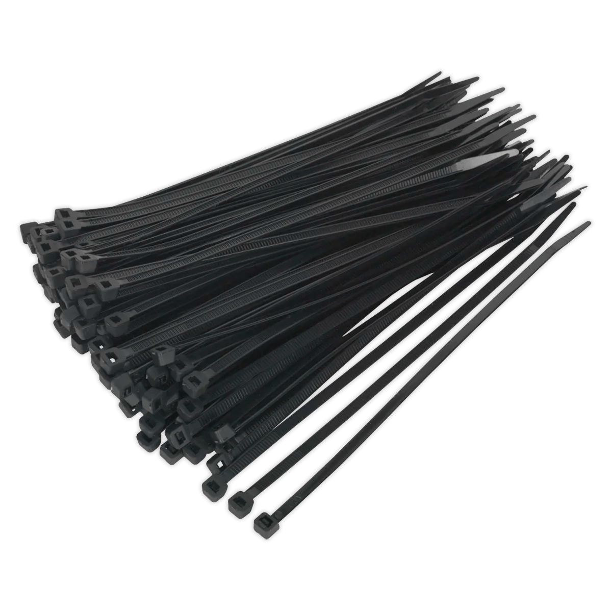 Cable Tie 200 x 4.8mm Black Pack of 100 Huttie