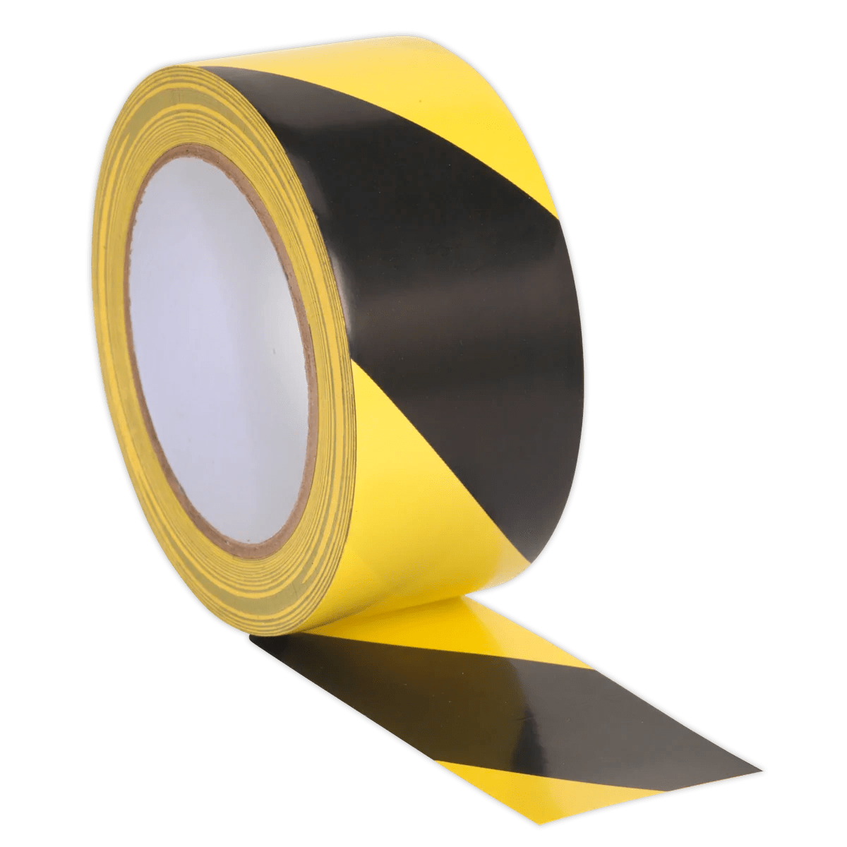 Hazard Warning Tape 50mm x 33m Black/Yellow Huttie