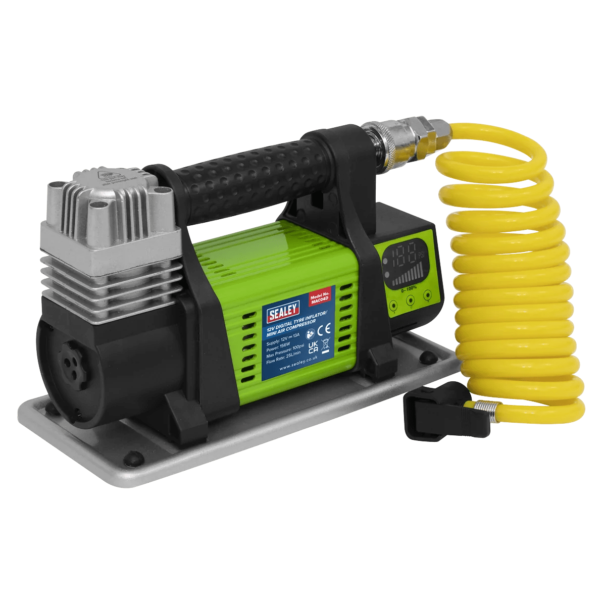 Digital Tyre Inflator/Mini Air Compressor 12V Huttie