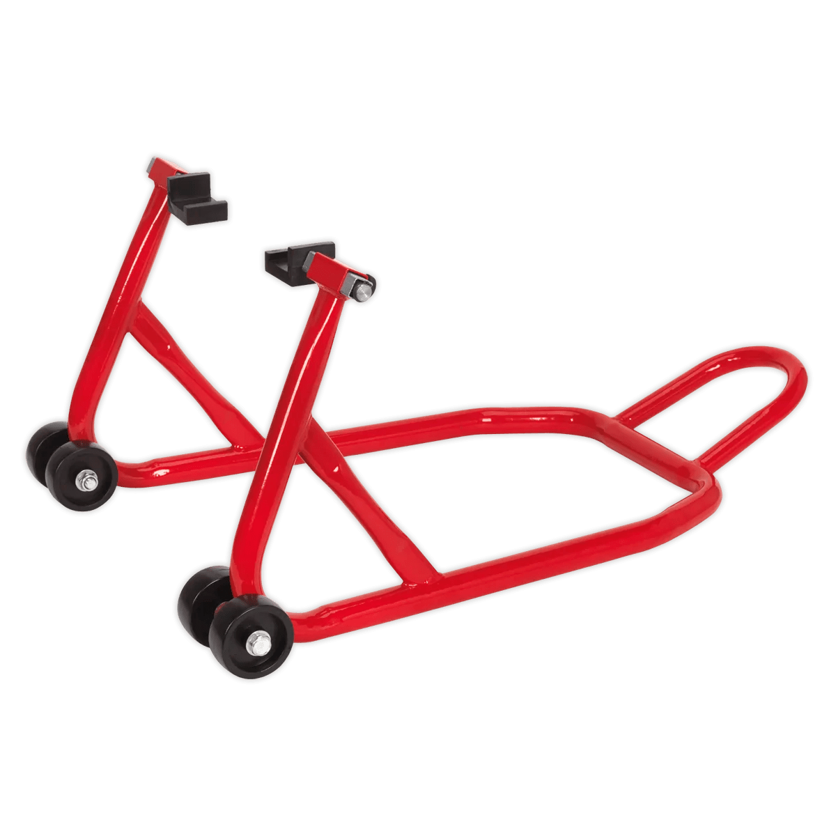 Universal Rear Wheel Stand with Rubber Supports Huttie