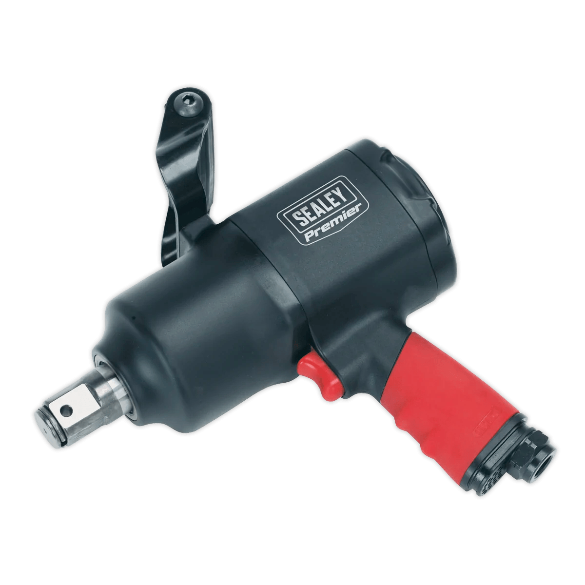 Air Impact Pistol Wrench 1"Sq Drive Twin Hammer Composite Huttie