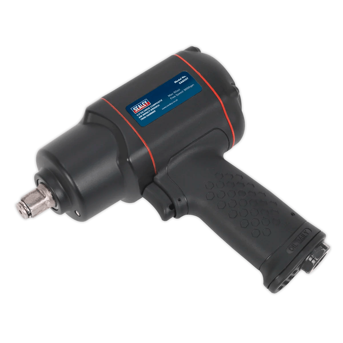 Air Impact Wrench 1/2"Sq Drive Twin Hammer Huttie