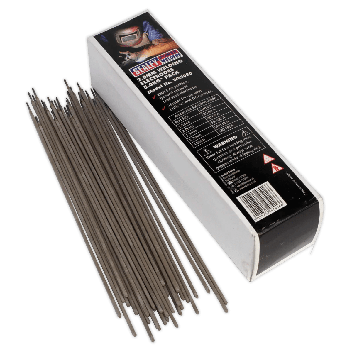 Welding Electrodes Ø2 x 300mm 5kg Pack Huttie