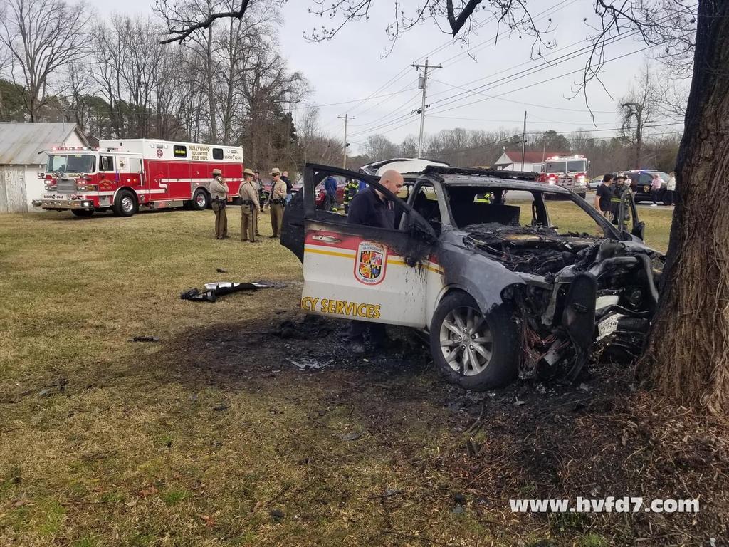 Hollywood VFD Responds To Leonardtown For Serious MVA With Vehicle On