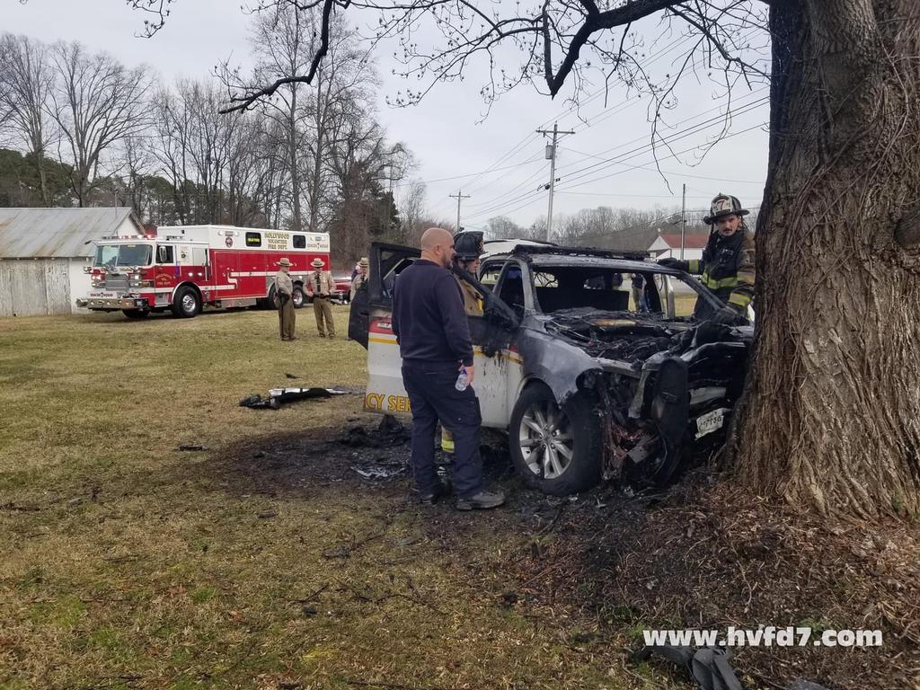 Hollywood VFD Responds To Leonardtown For Serious MVA With Vehicle On