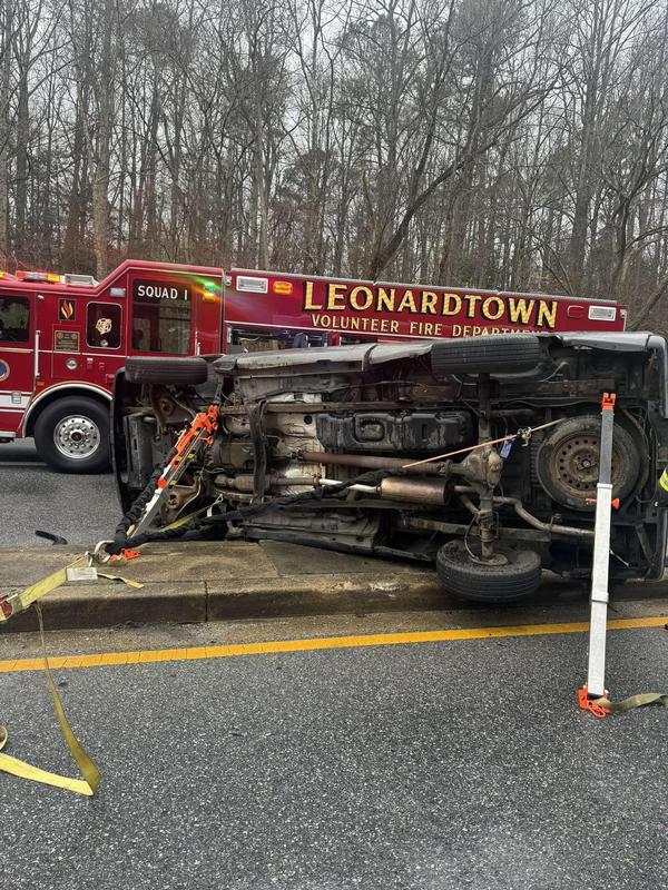 Hollywood VFD Responds To MVA With Entrapment In Leonardtown