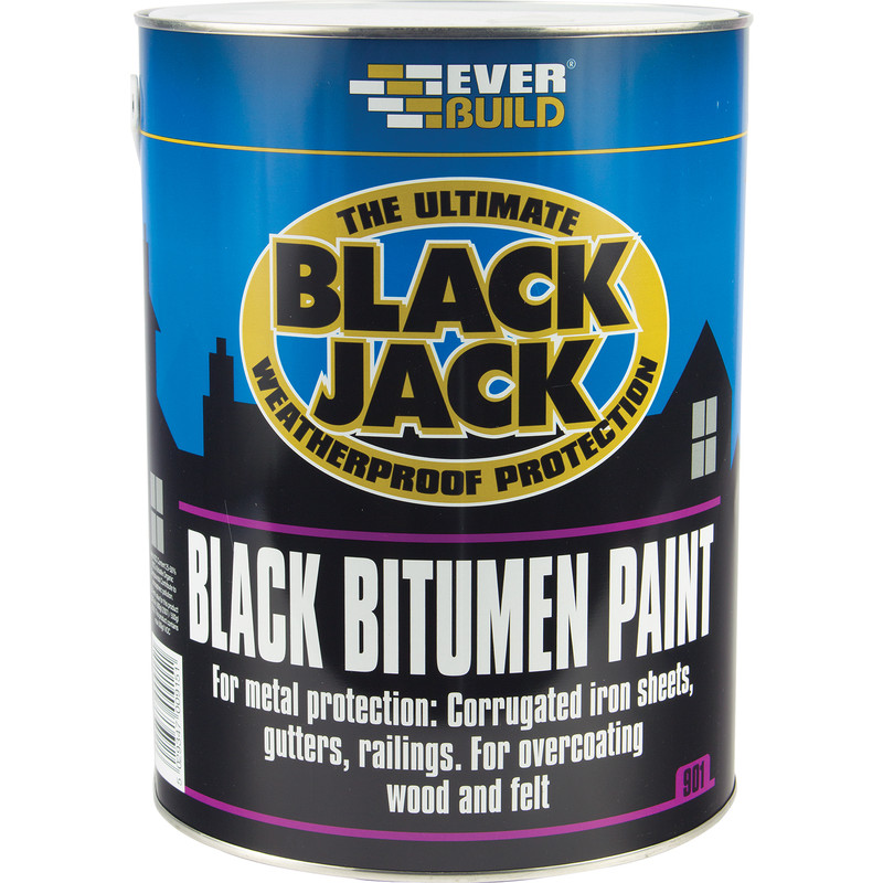 Black Bitumin Paint 5 Litre H&V Insulation Supplies