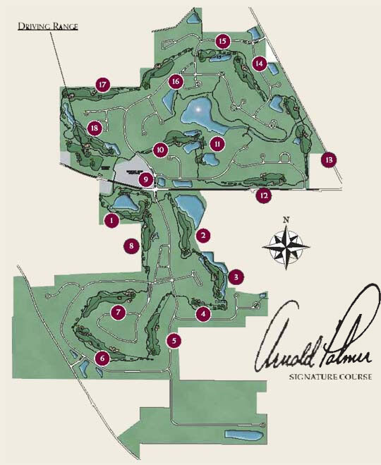 Map Overview Hawthorn Woods Country Club