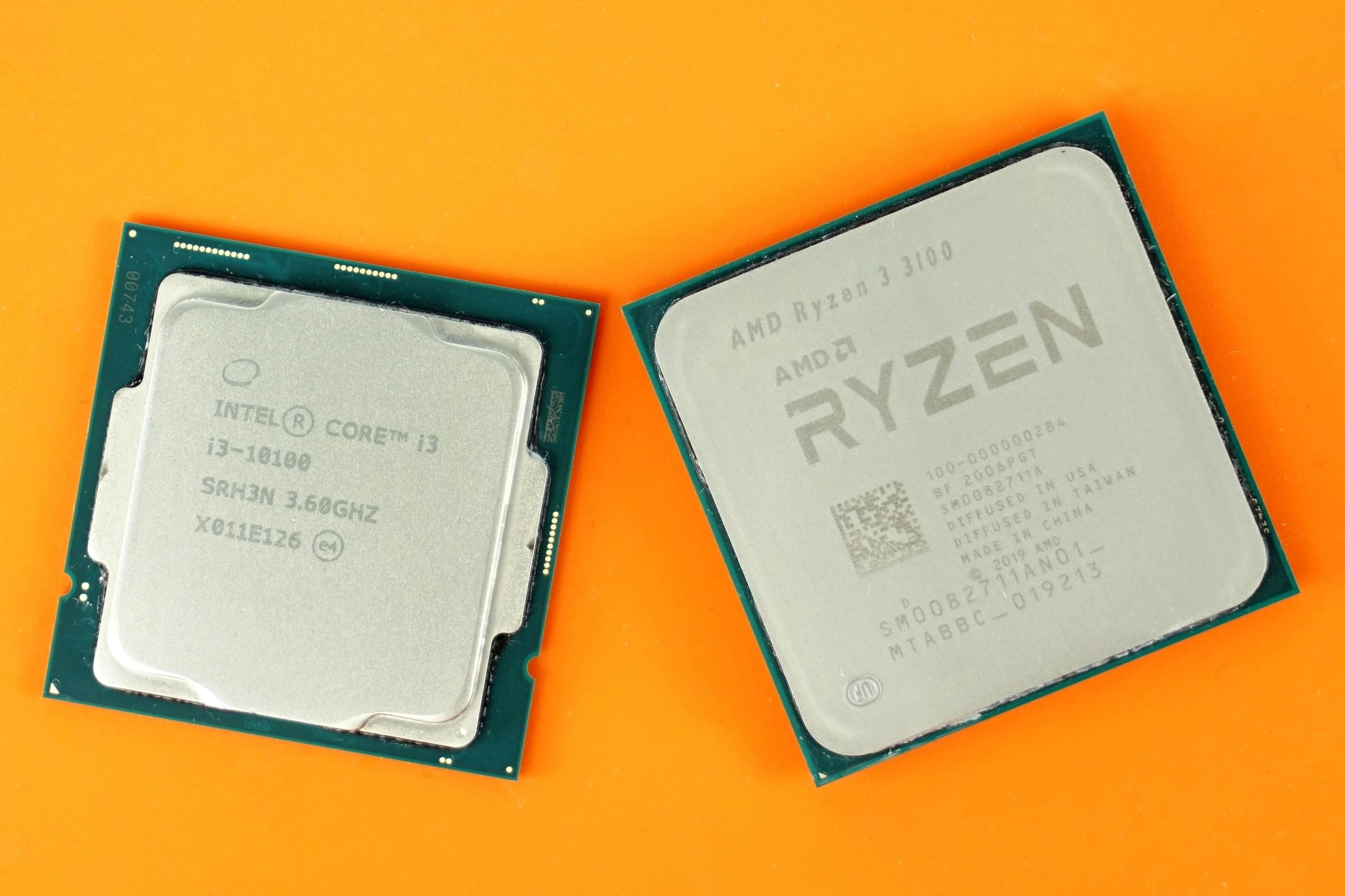 Duel of processors AMD Ryzen 3 3100 vs. Intel Core i3