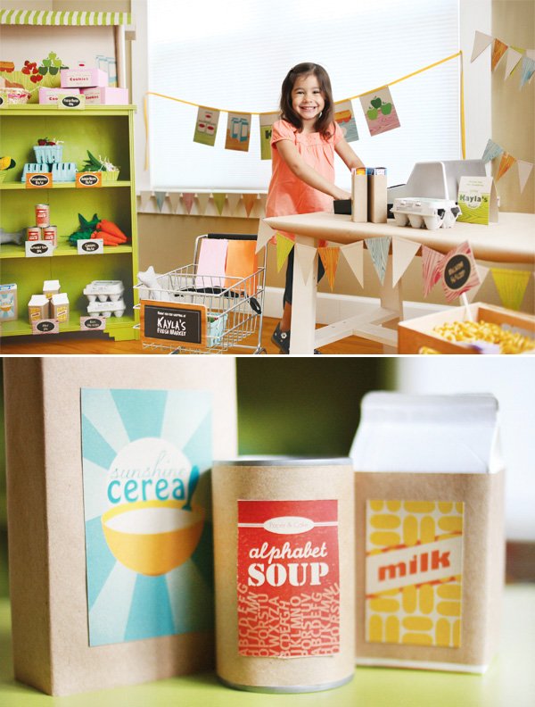 Grocery Store Themed Birthday Party or Playdate // Hostess with the