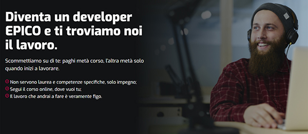 Corso Online Epicode Per Web Developer: La Seconda Rata Si Paga Dopo Aver Trovato Lavoro | Hardware Upgrade 262_x_600_jpg