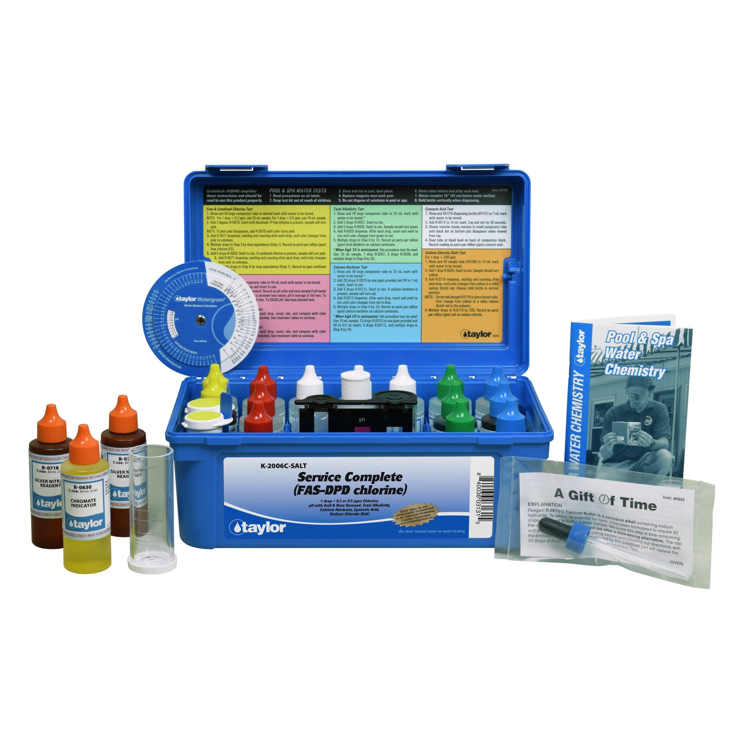 2000 Service Complete, Alkalinity/Chlorine (high range), FASDPD/CYA