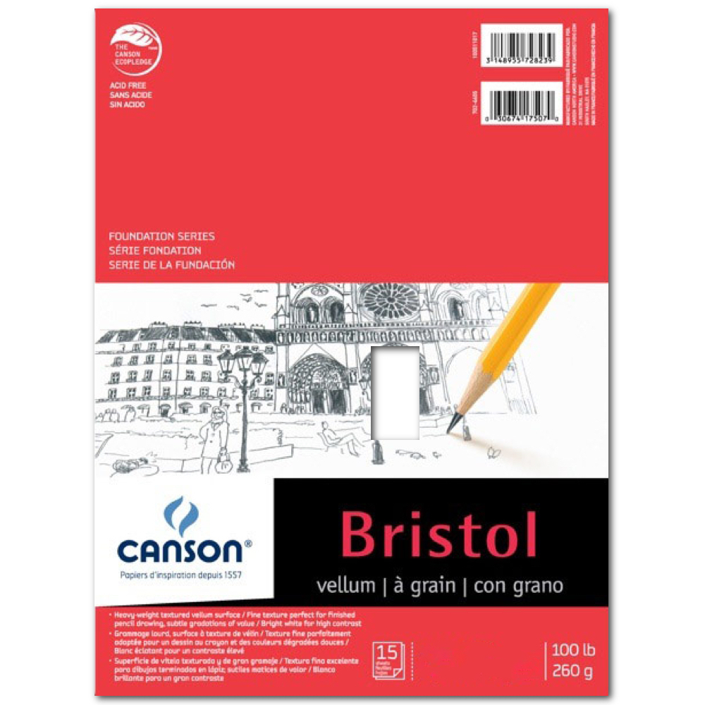 BUY Canson Foundation Bristol Vellum 11X14 Pad