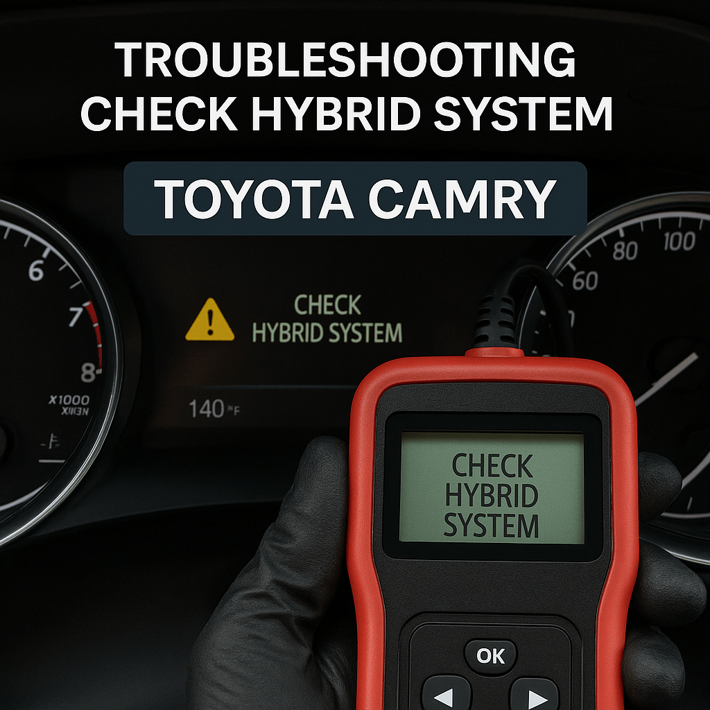 How To Fix Check Hybrid System Toyota Camry