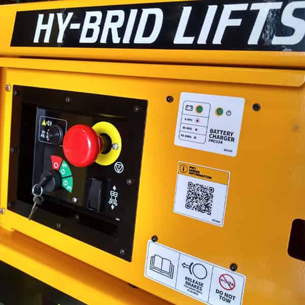 Scissor Lift QR Codes HyBrid Lifts