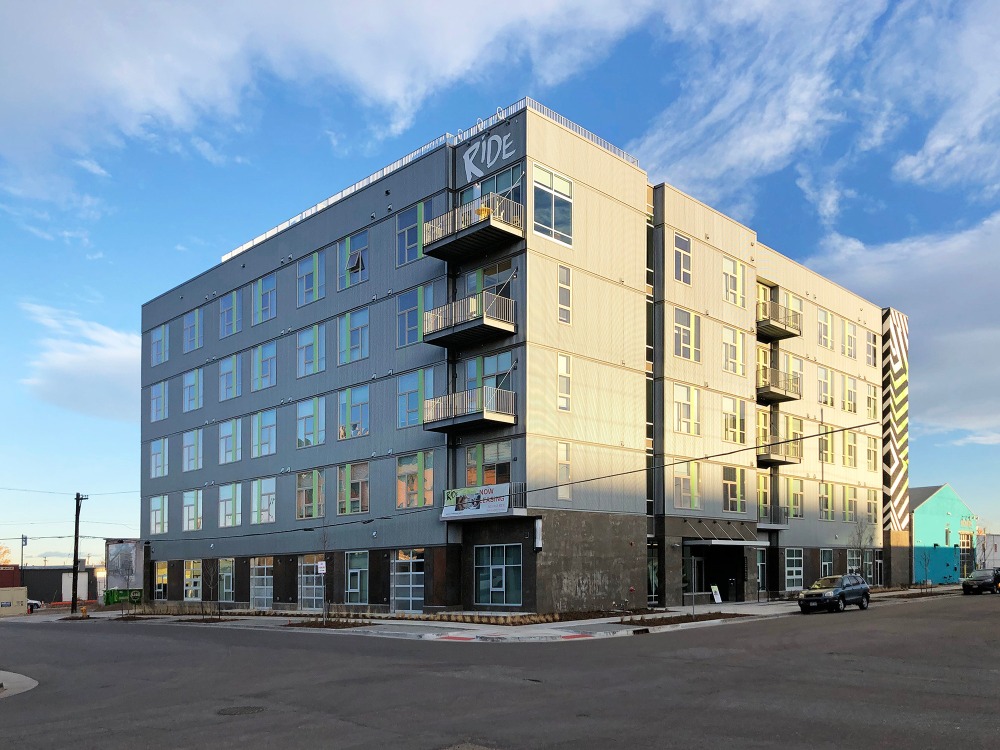 RiDe at RiNo MicroLoft Apartments Hyder Construction