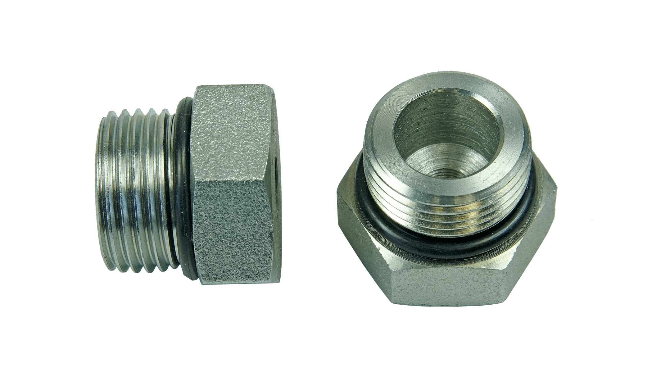 Male ORing Boss Plug with M16x2 Test Point 24 Hydracheck