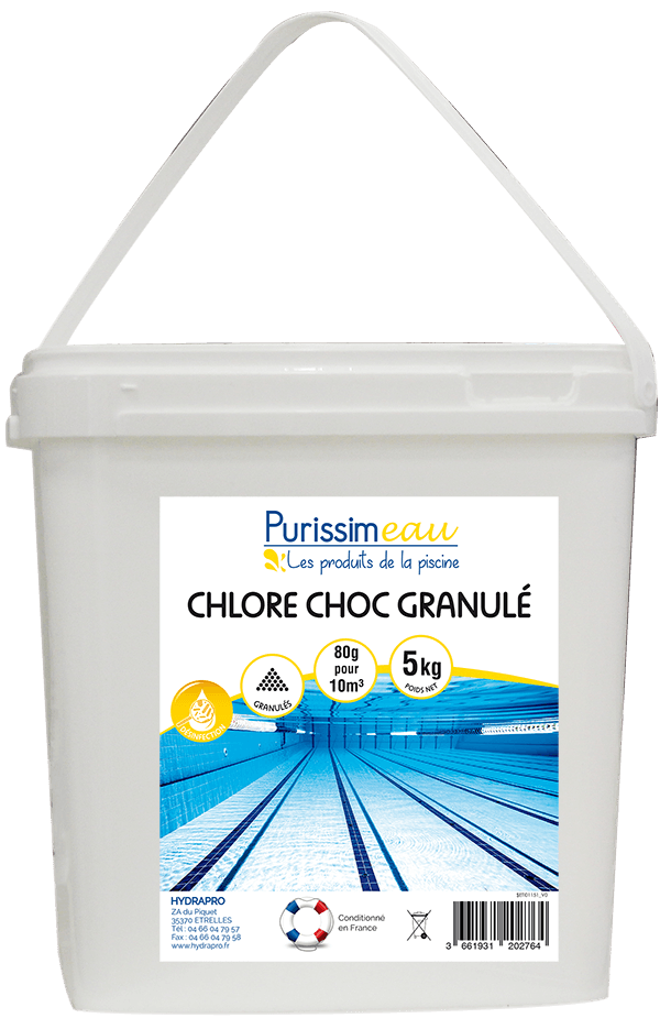 Chlore choc granulés Hydrapro