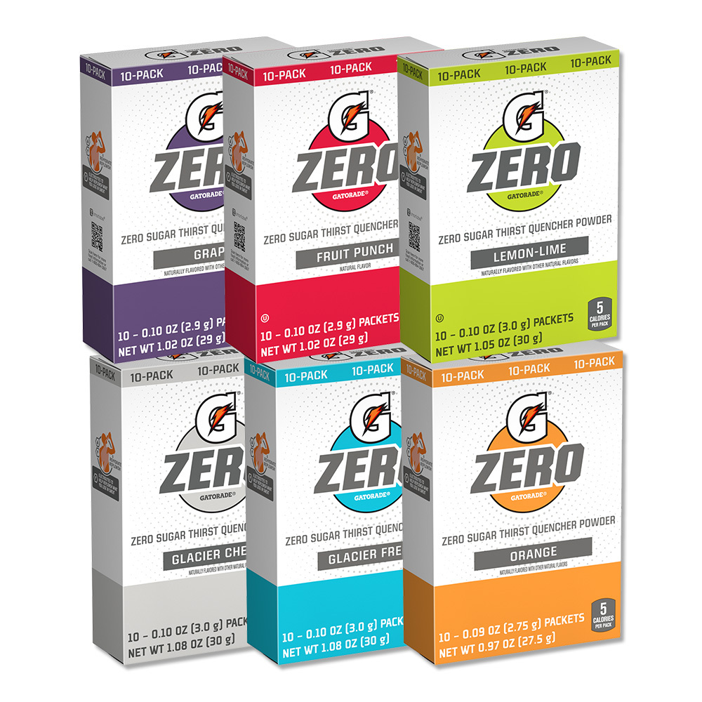 Gatorade Zero Bulk Mix & Match Powder, Pack of 120 Hydration Depot