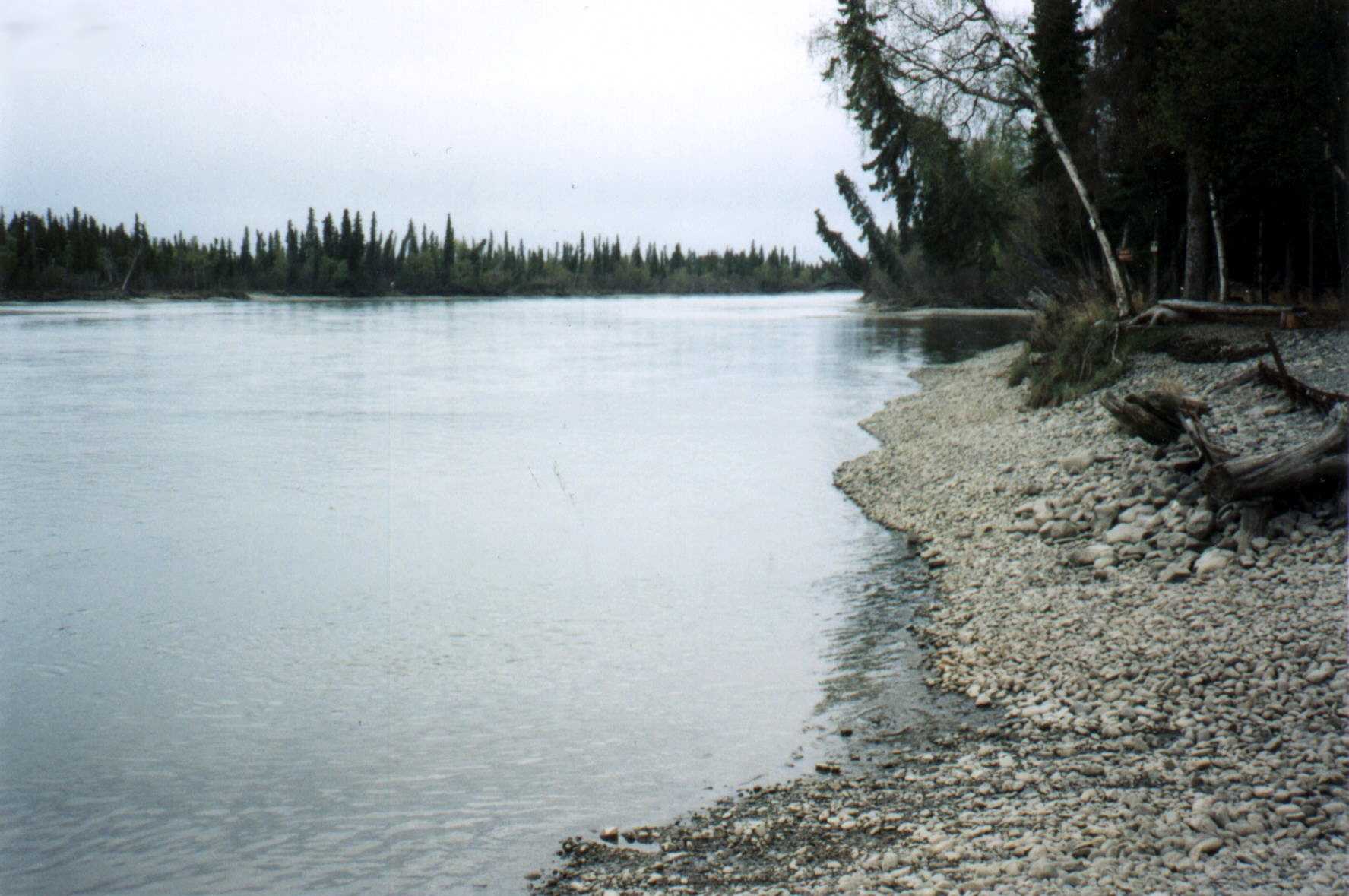 PILLARS BOAT LAUNCH RAMP AND DOCK DESIGN ON KENAI RIVER, ALASKA