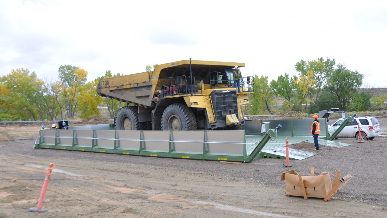 Ultra Class Mine Equipment Wash Rack to 75 Tons/Axle