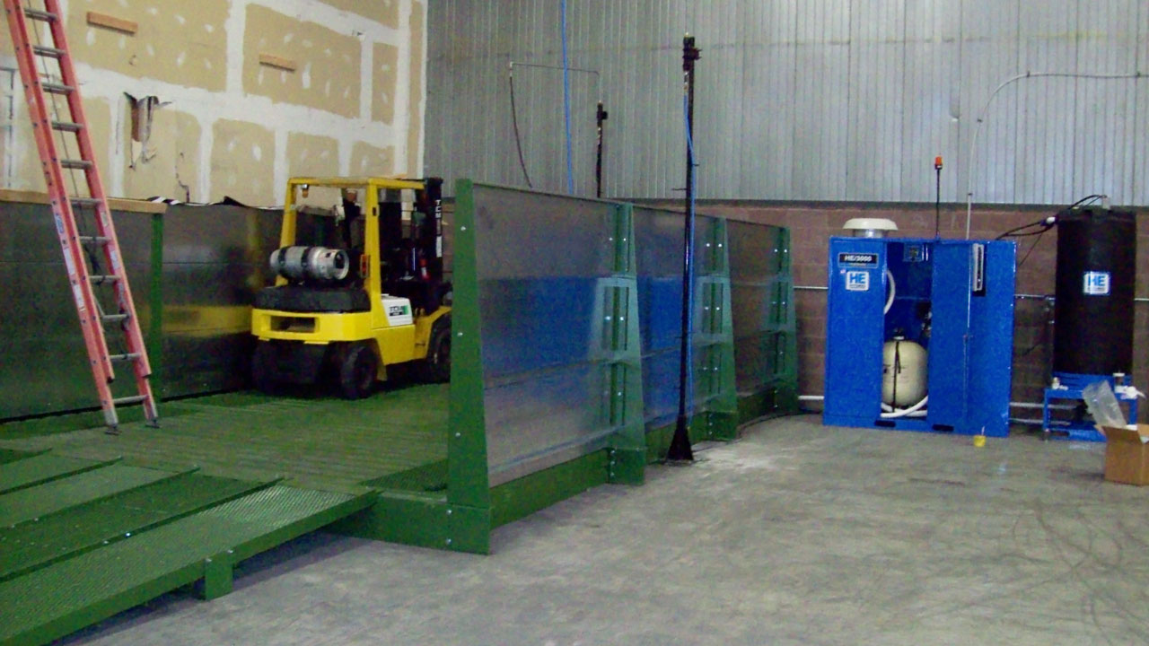 Equipment Wash Rack for Manufacturing and Production Facilities
