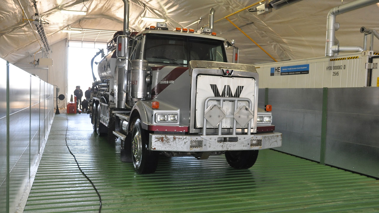 Truck Washing Truck Wash Rack Equipment Case Study