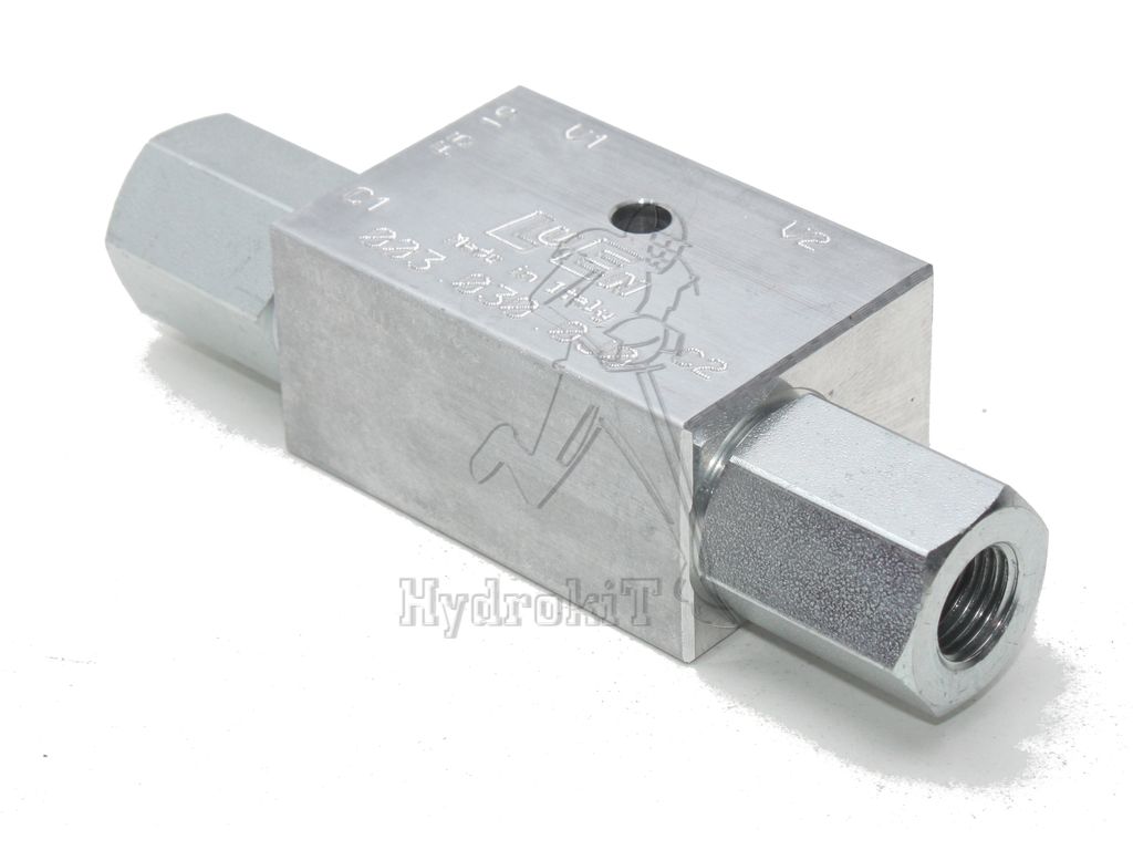 Clapet Hydraulique Anti Retour Double Pilote 1 2 Aluminium 40 L Min