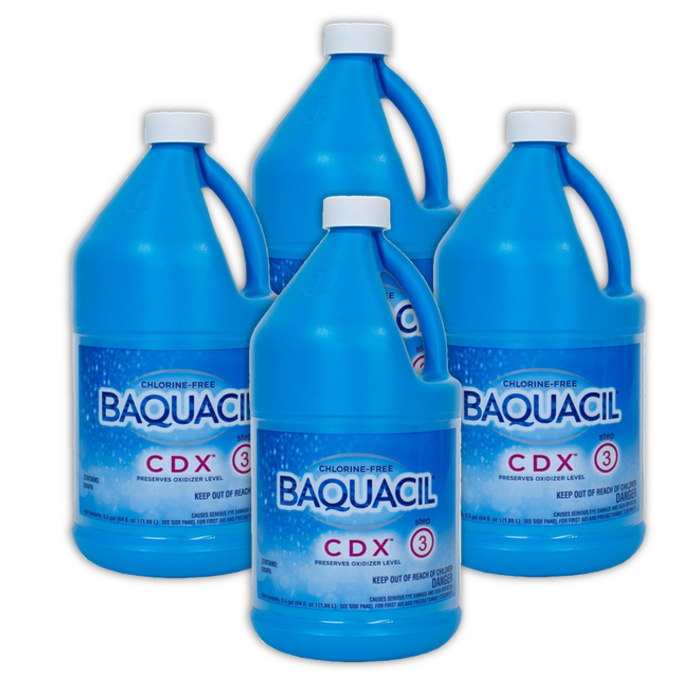 Baquacil CDX Pool Care System 4 x 1/2 Gallon Bottles