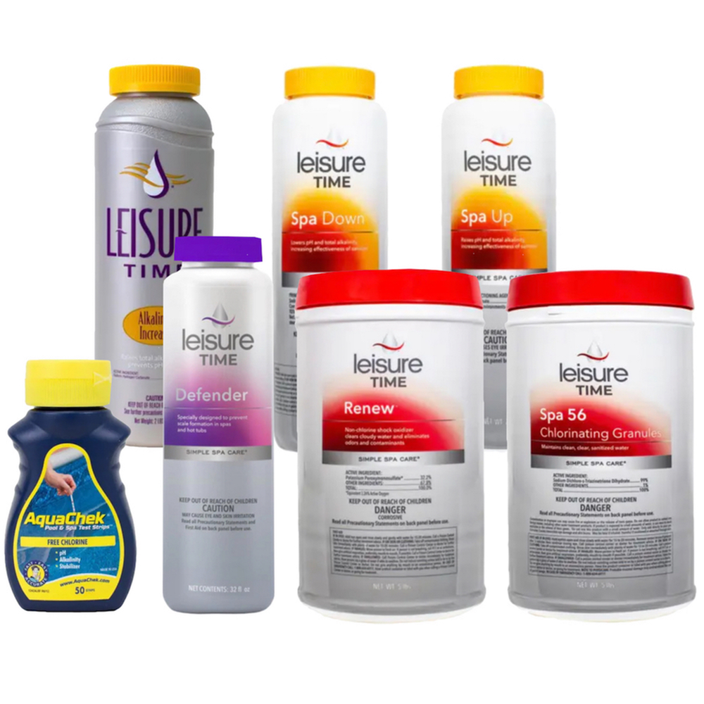 Leisure Time Spa and Hot Tub Chlorine Chemical Kit with