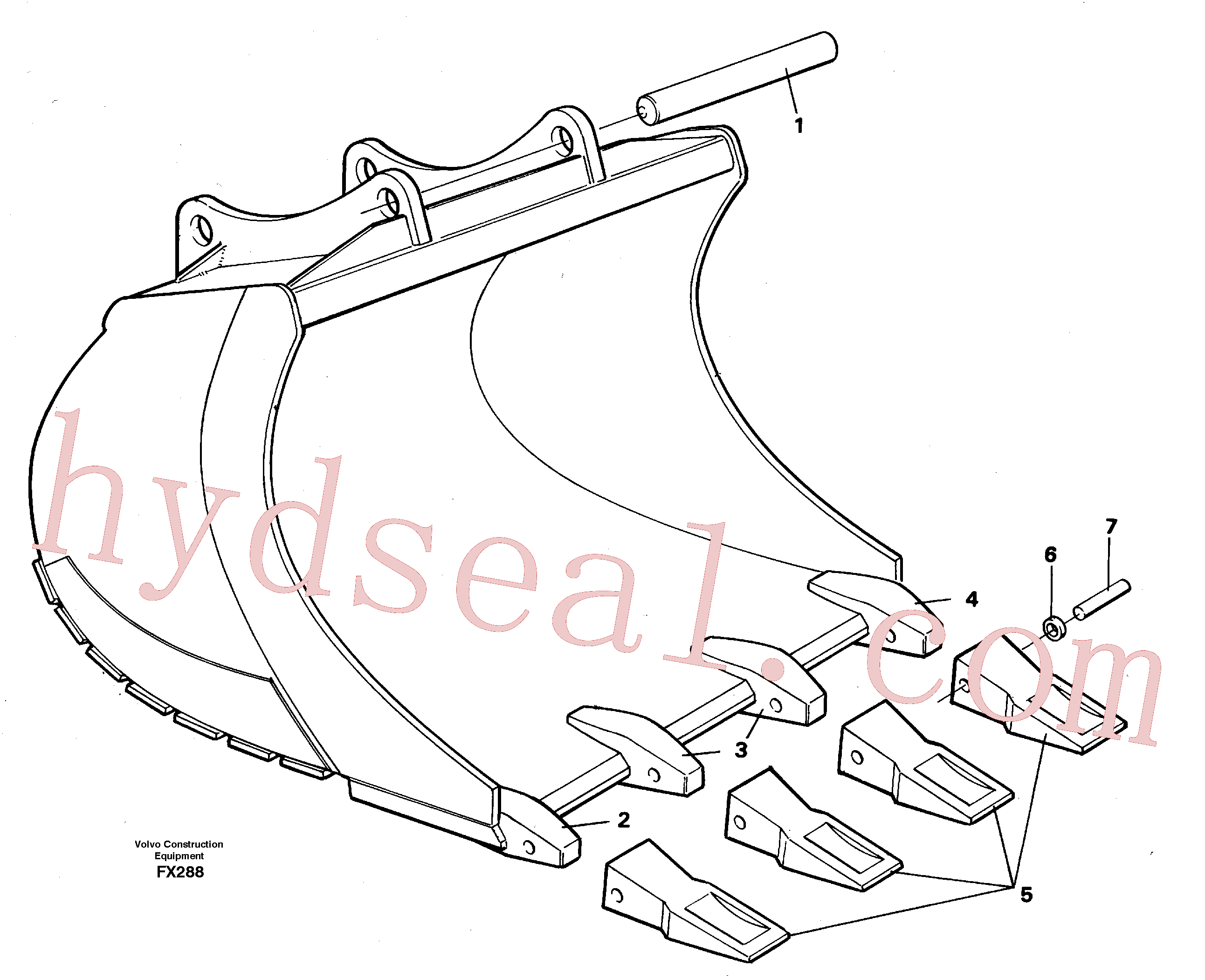 Wholesale VOE14257809 Bucket for Volvo Excavator