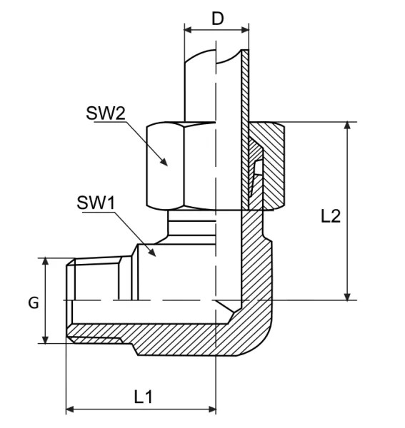 ELBOW SCREW FITTING (WE) Hydynamic Holland