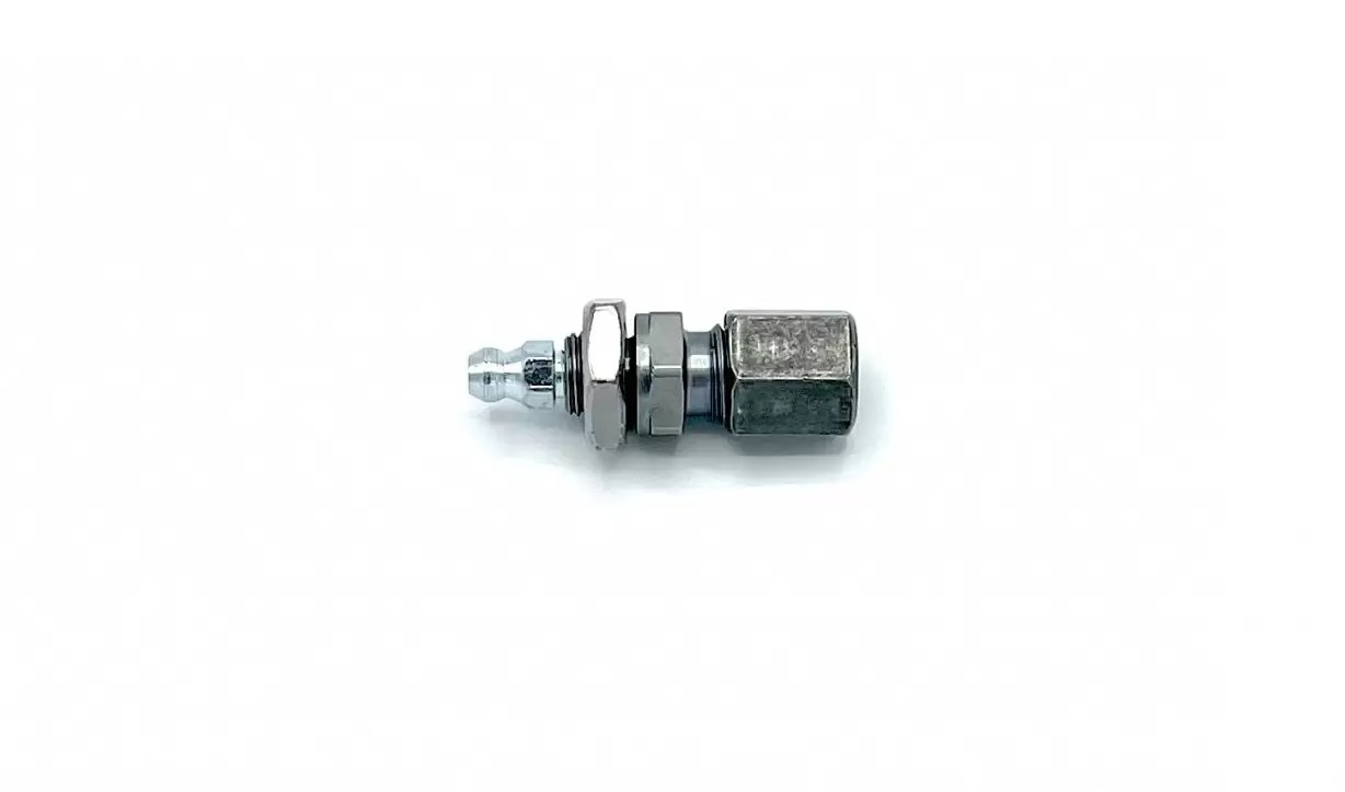 STRAIGHT BULKHEAD FITTING WITH GREASE NIPPLE Hydynamic Holland