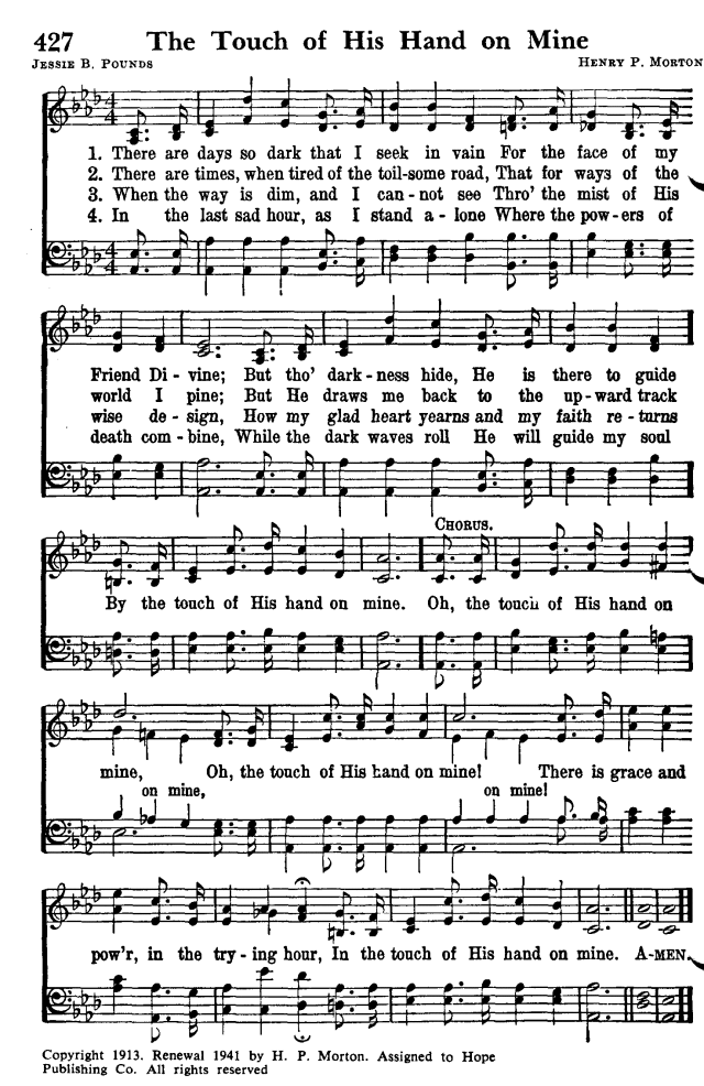 Favorite Hymns of Praise 428. I come to the garden alone