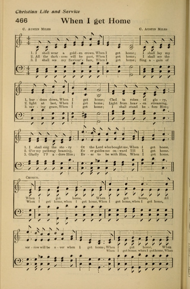 I shall wear a golden crown,