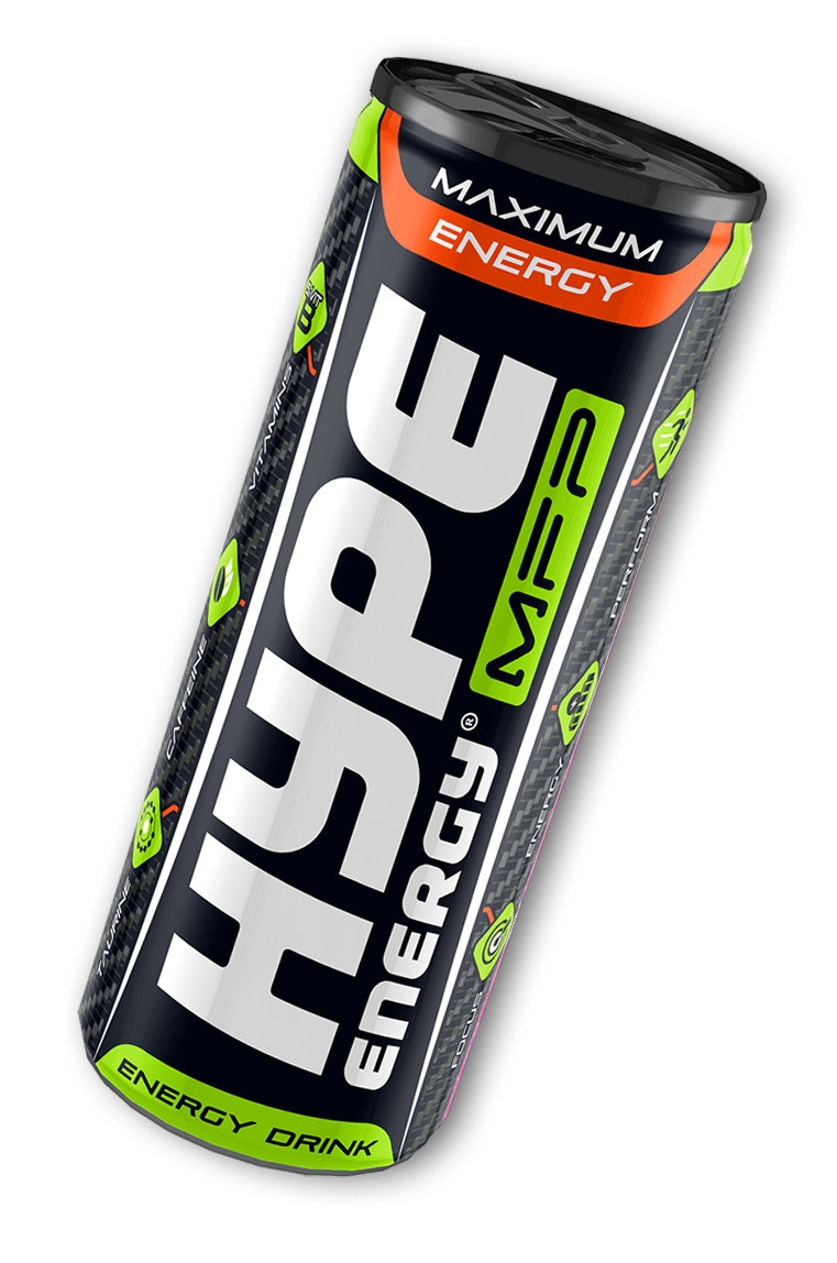 MFP energy drink Vitamins caffeine taurine boost Hype Energy