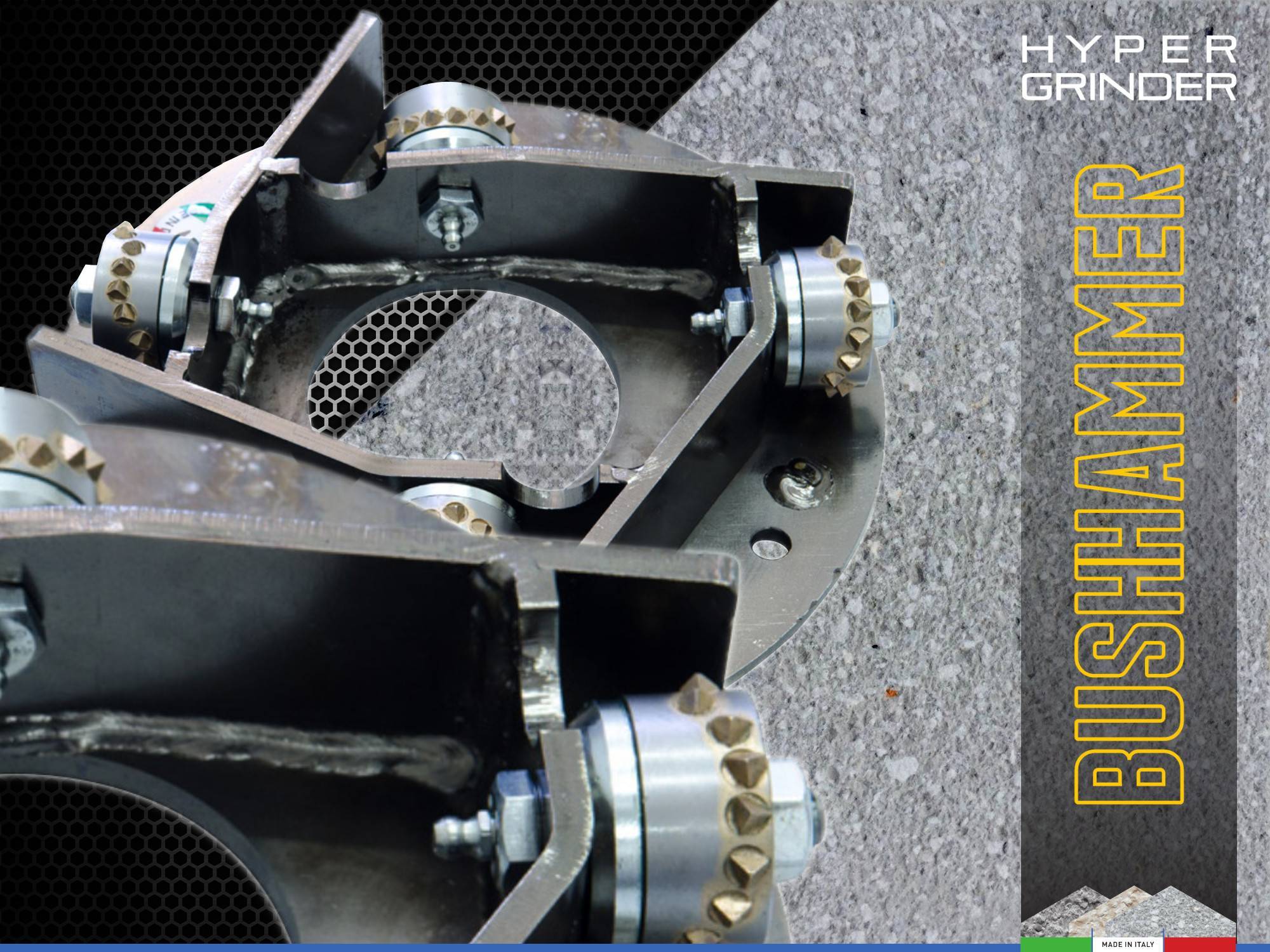 Utensili BUSH HAMMER Lavorazione Pavimenti