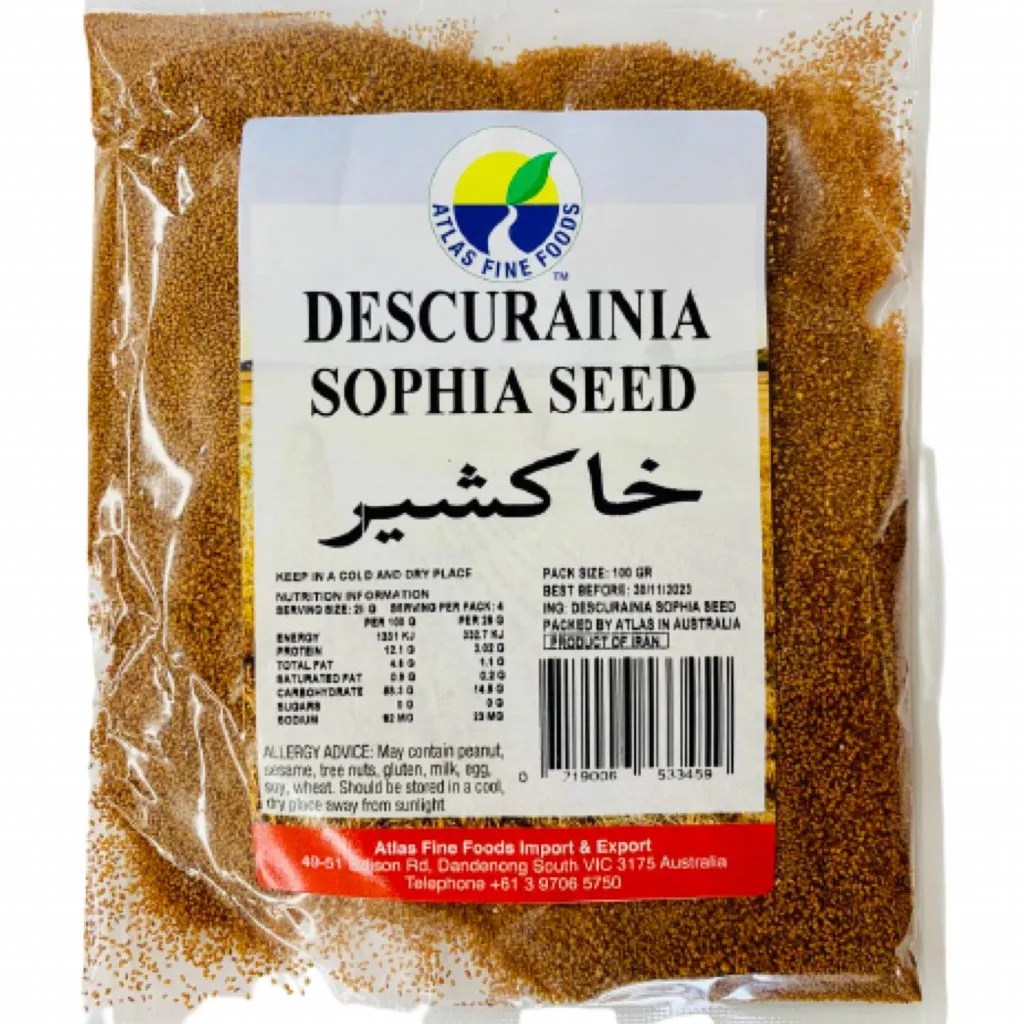 Descurainia Sophia Seeds 100G خاکشیر Hyper Panda Supermarket
