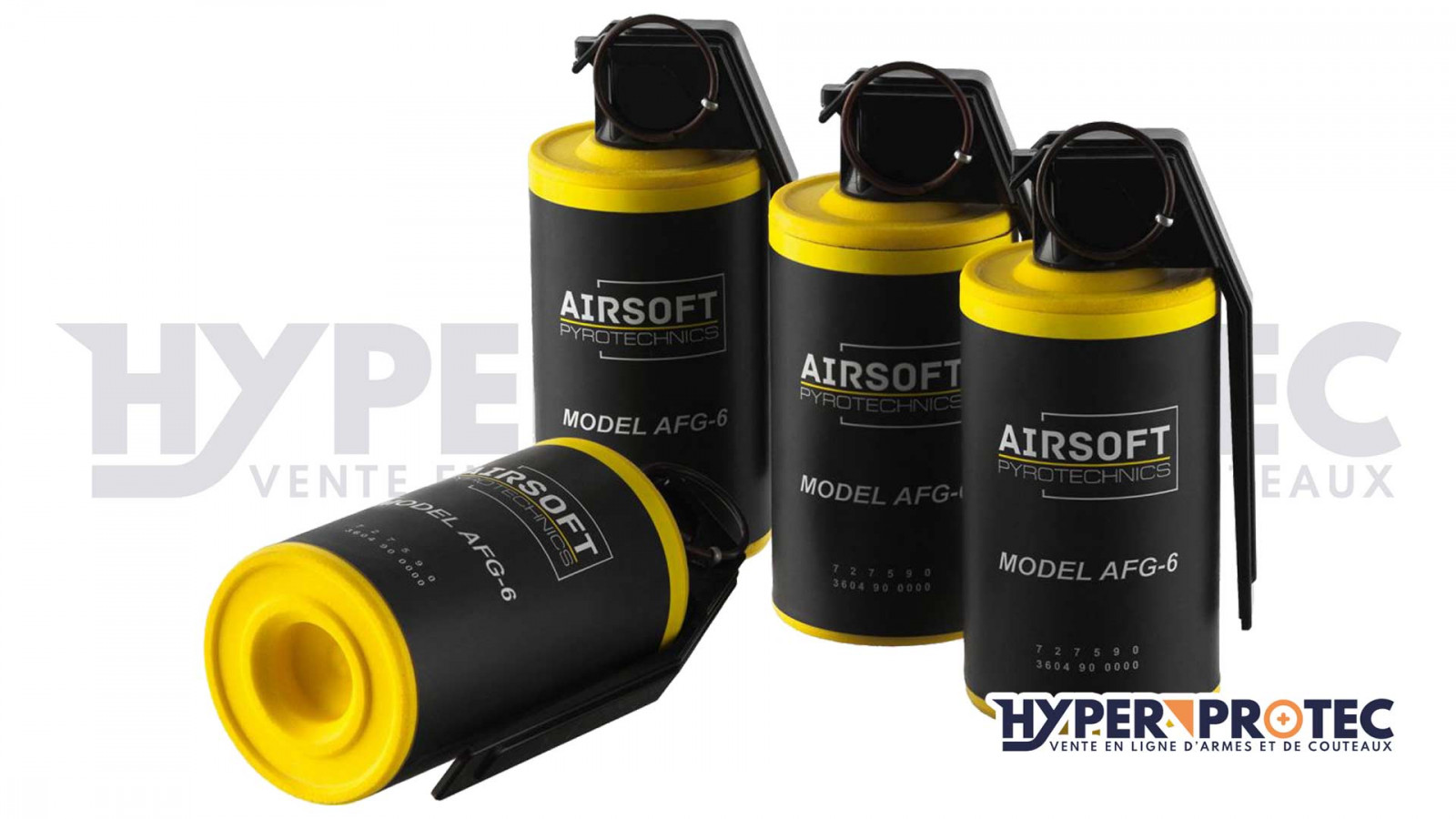 Taginn AFG6 Grenade Airsoft détonante à fragmentation HyperProtec