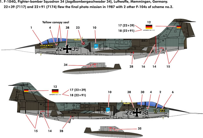 Gold 1/48 F104G Luftwaffe Starfighter PREVIEW