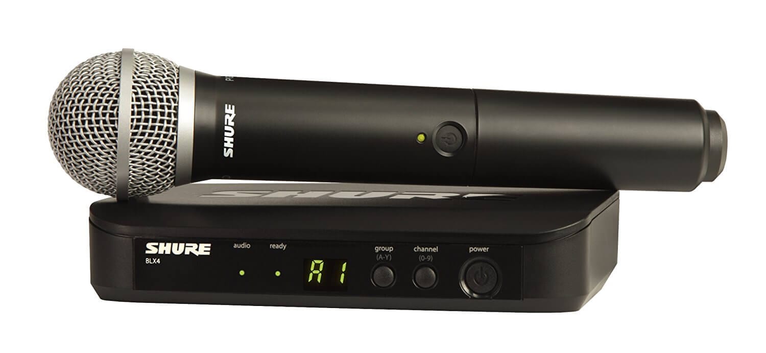 Shure BLX24/PG58 Single Wireless Handheld Microphone System HyTek