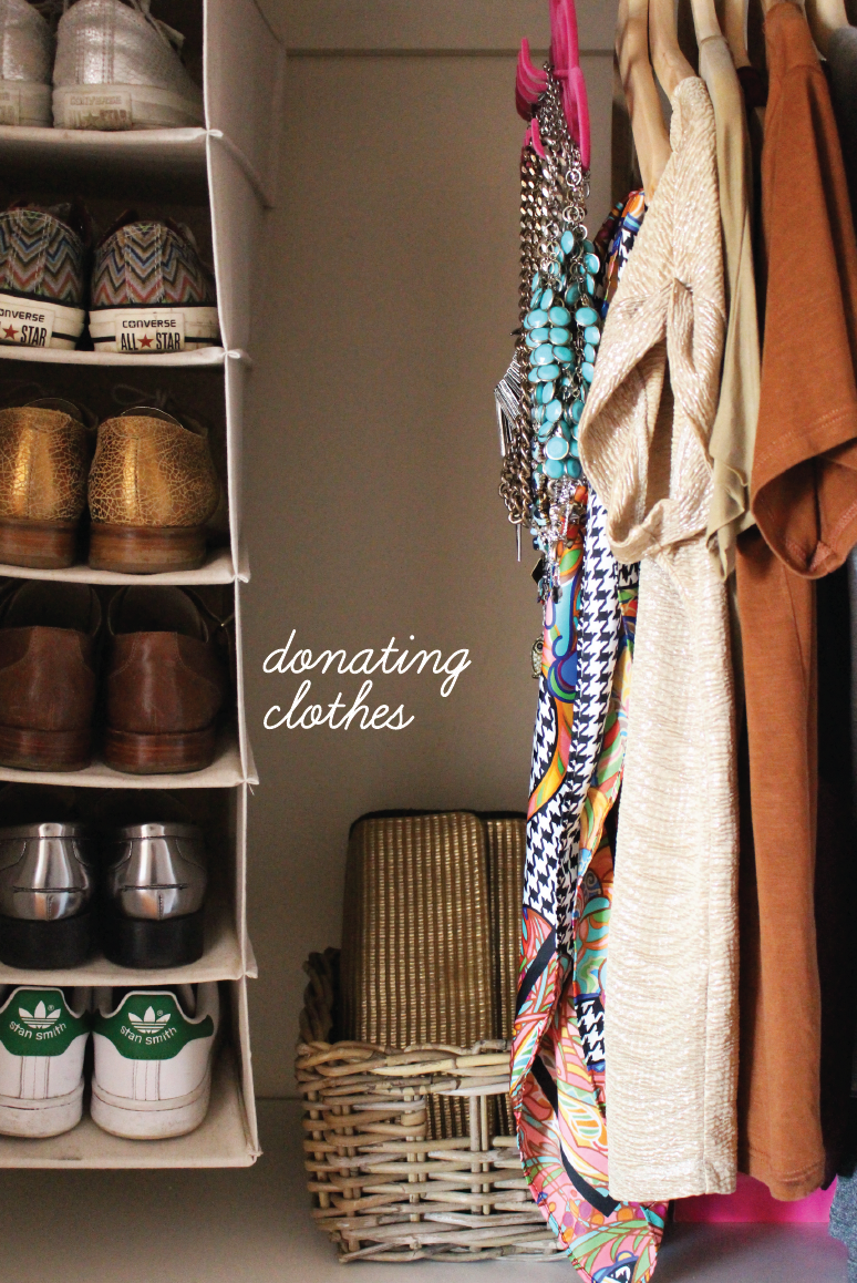 Cleaning out your closet and donating clothes I Life You