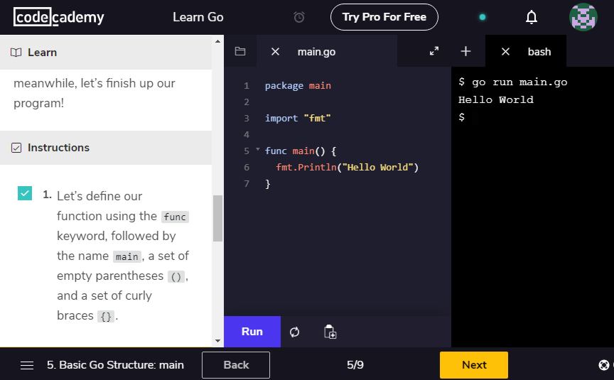 Codecademy and Google Partner In New Go Course