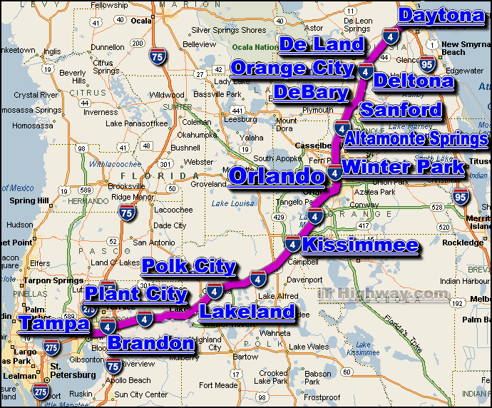 Directions To Interstate 4 Ailina Laurette