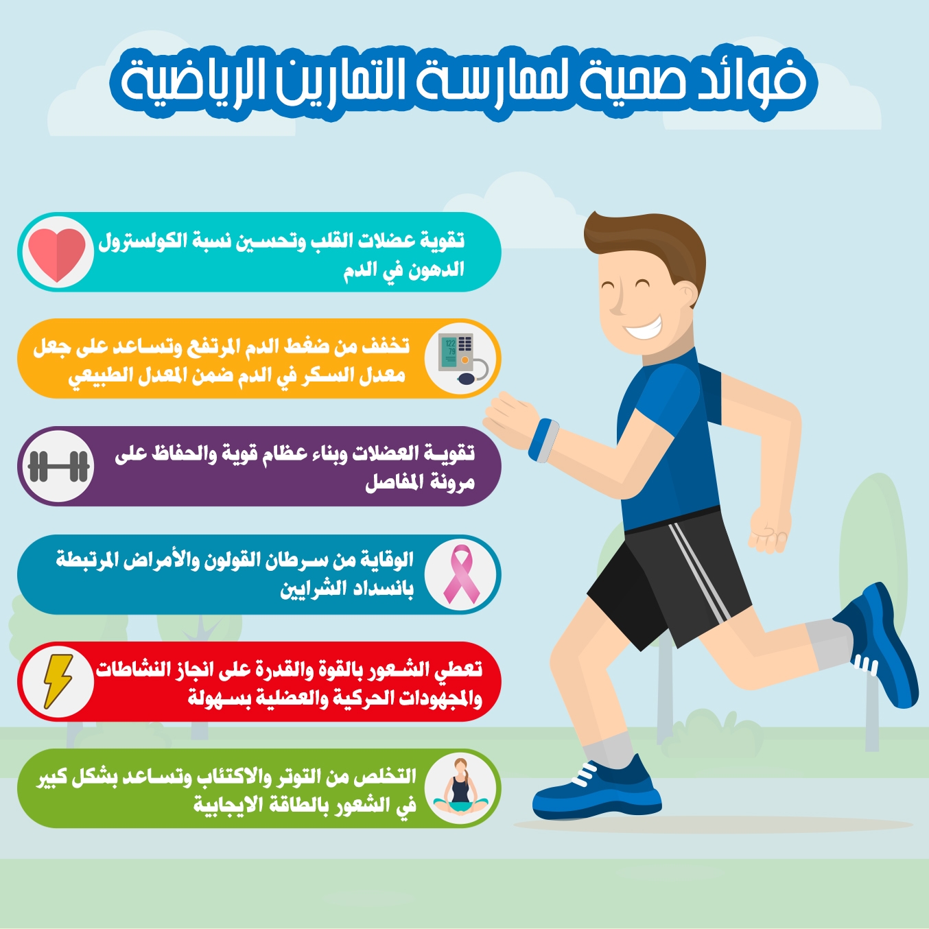فوائد الرياضة وأنواعها المختلفة وتأثيرها على الفرد