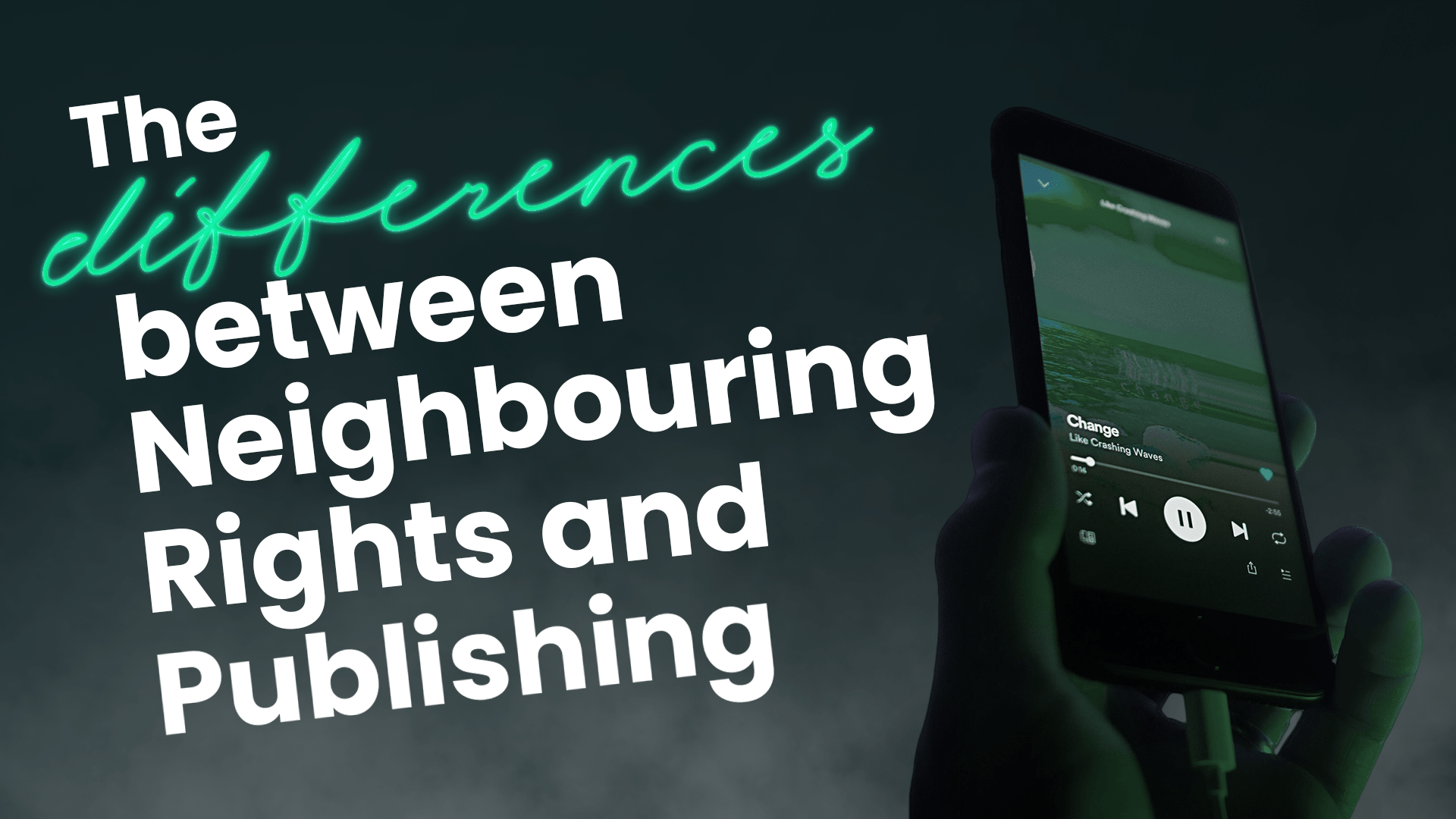 The Difference Between Neighbouring Rights and Publishing IAFAR