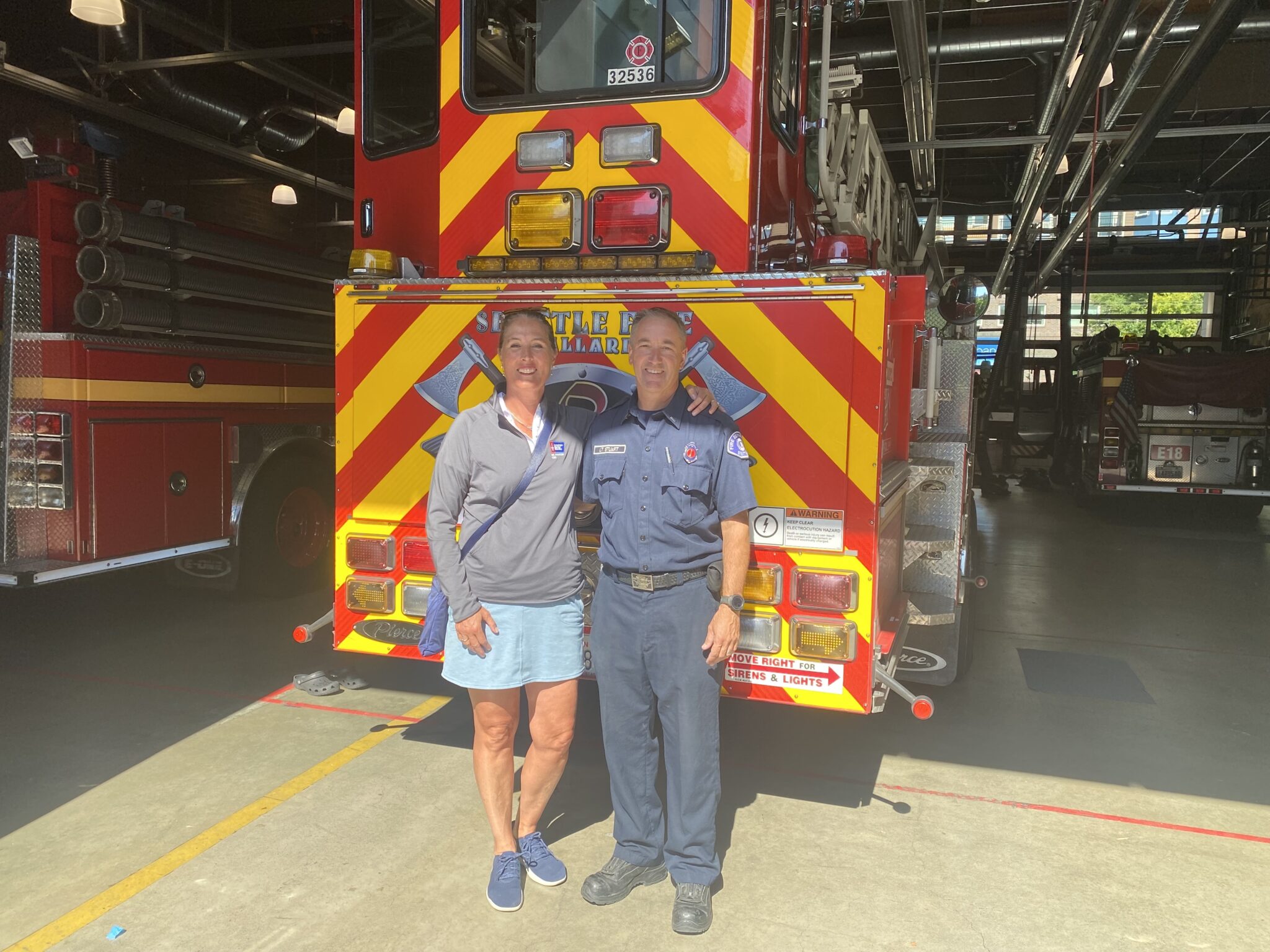 American Cancer Society CEO Visits Seattle Local 27 Members IAFF